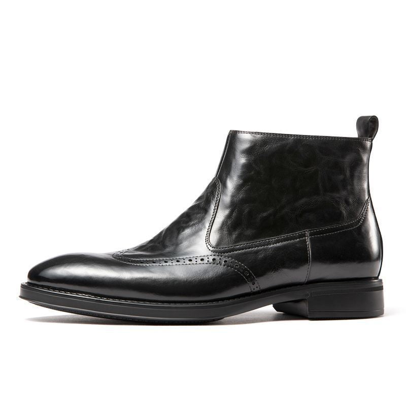 Retro Chelsea-Stiefel mit Warmfutter