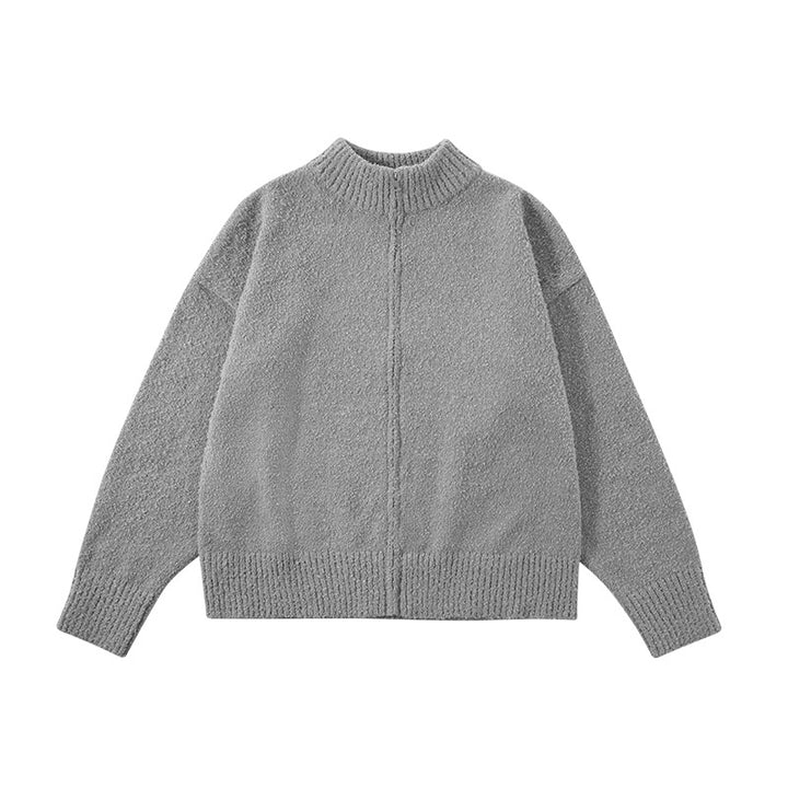 Herren-Strickjacke mit Stehkragen