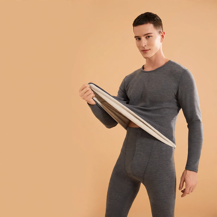 Thermo-Unterwäsche-Set für Paare, mit Seidenanteil