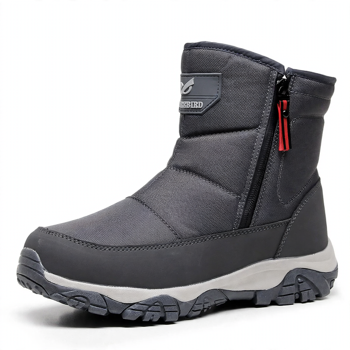 Gefütterte Herren-Winterstiefel, wasserabweisend