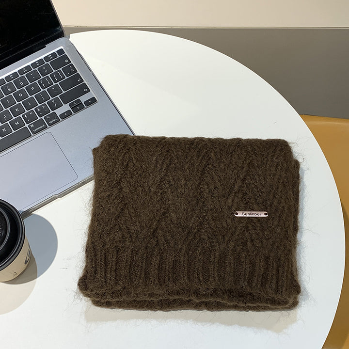 Strickschal aus Alpakawollmischung, modisch
