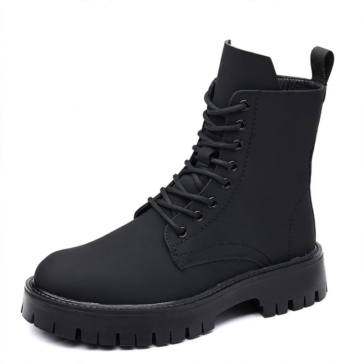 Herren-Stiefeletten, gefüttert, rutschfest, mit Plateau