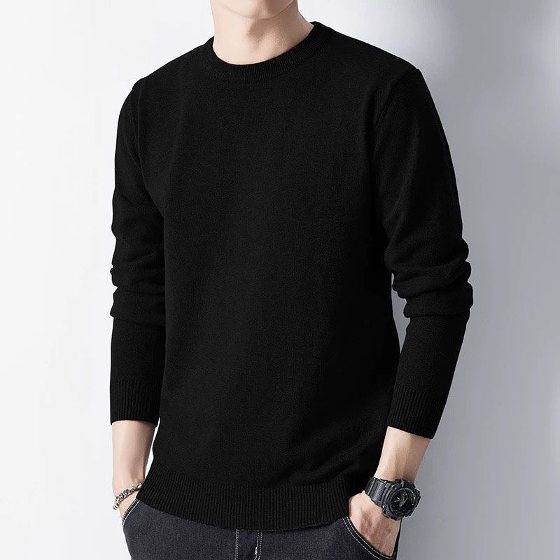 Herren-Rollkragenpullover, warm gefüttert, Winter