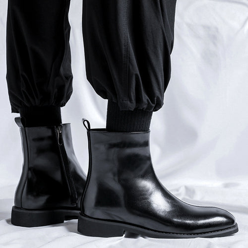 Herren Chelsea-Stiefel, Reißverschluss, 89757-R