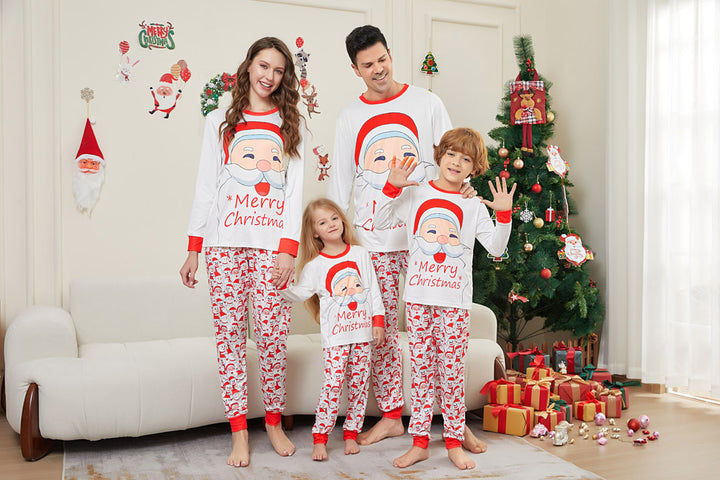 Weihnachts-Schlafanzug-Set mit Aufdruck, Familien-Look