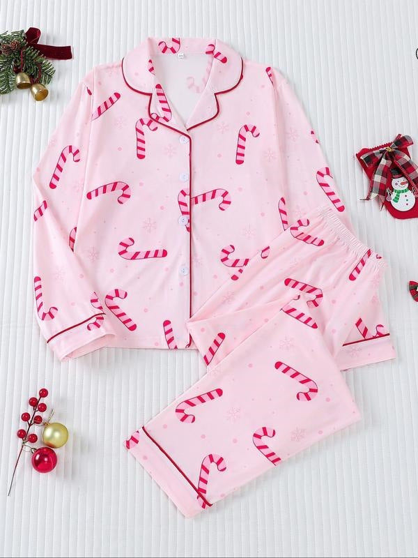 Weihnachts-Schlafanzug aus Flanell T 75991