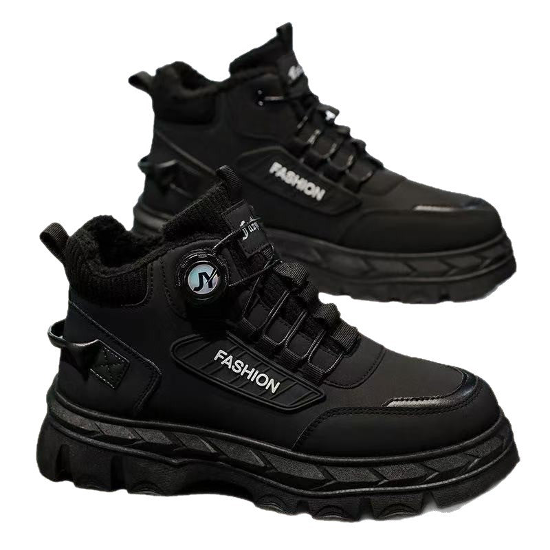 Herren-Stiefeletten im britischen Stil, gefüttert