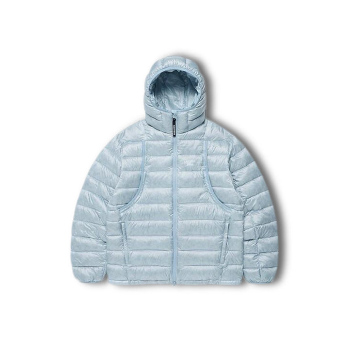 Leichte Damen-Daunenjacke mit Kapuze