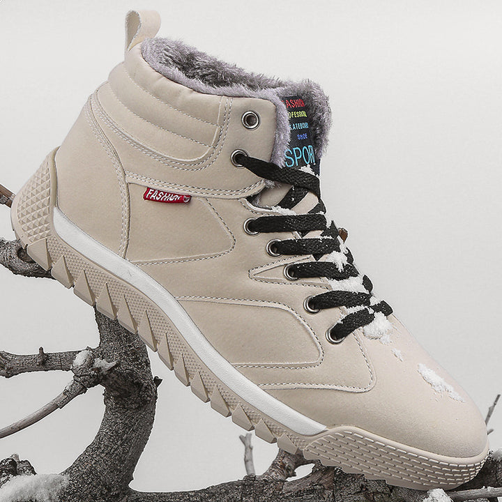 Herren-Winterstiefel, gefüttert, große Größen