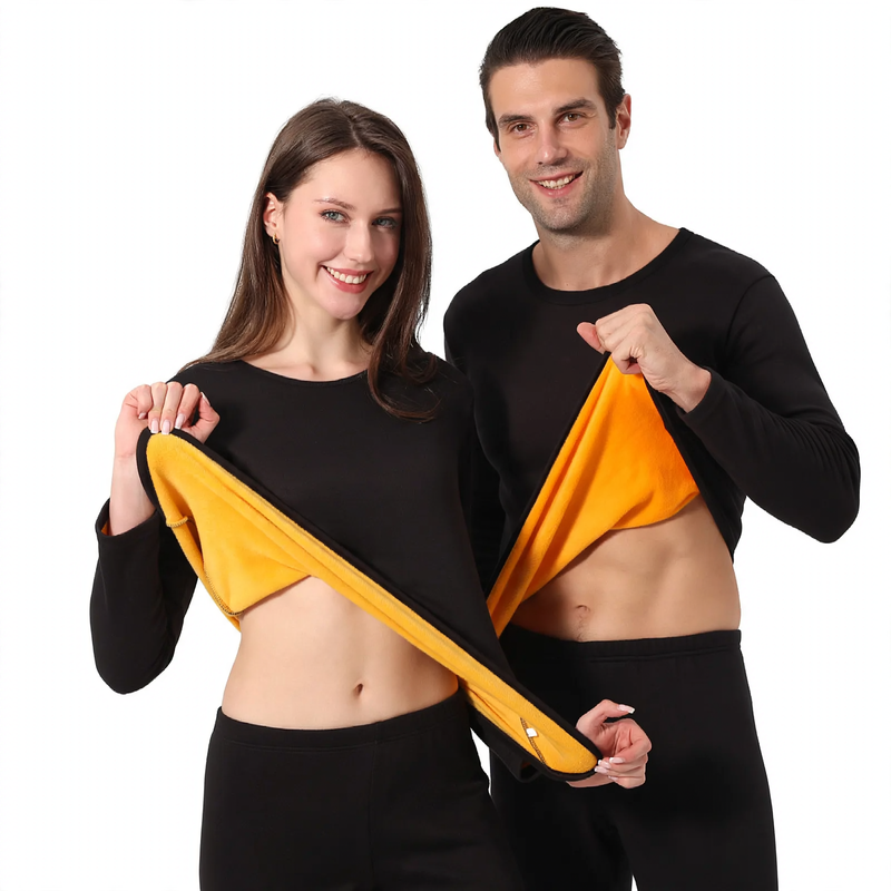 Thermo-Unterwäsche-Set, gefüttert, für Damen und Herren