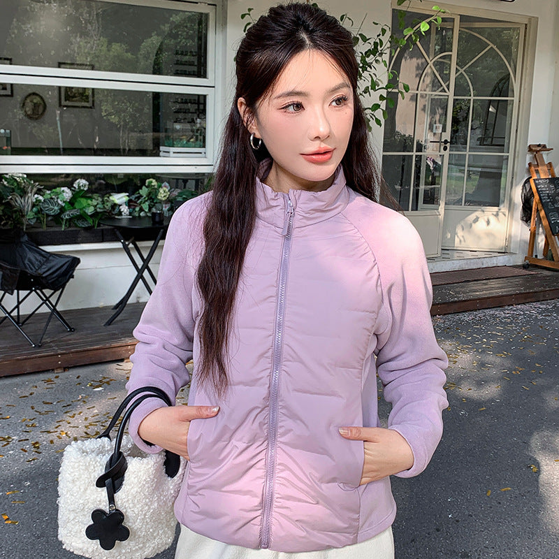 Sportliche Daunenjacke mit Graphen-Fleece-Futter