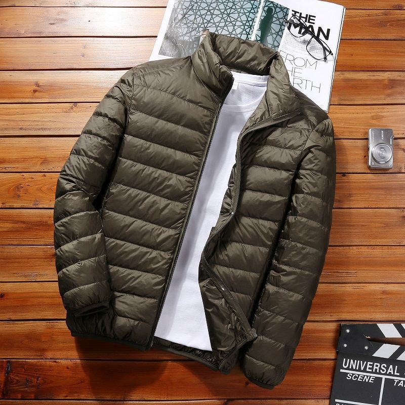 Leichte Herren-Daunenjacke, kurz, verschiedene Stile