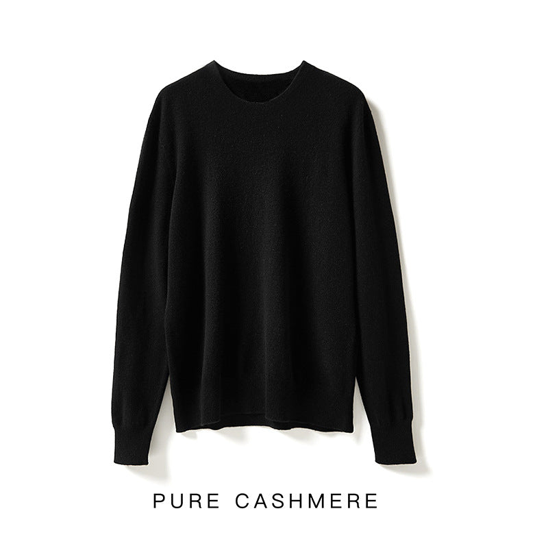 Herren Strickpullover aus 100% Wolle, locker geschnitten