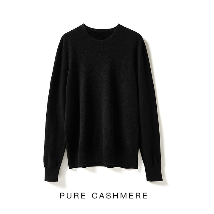 Herren Strickpullover aus 100% Wolle, locker geschnitten