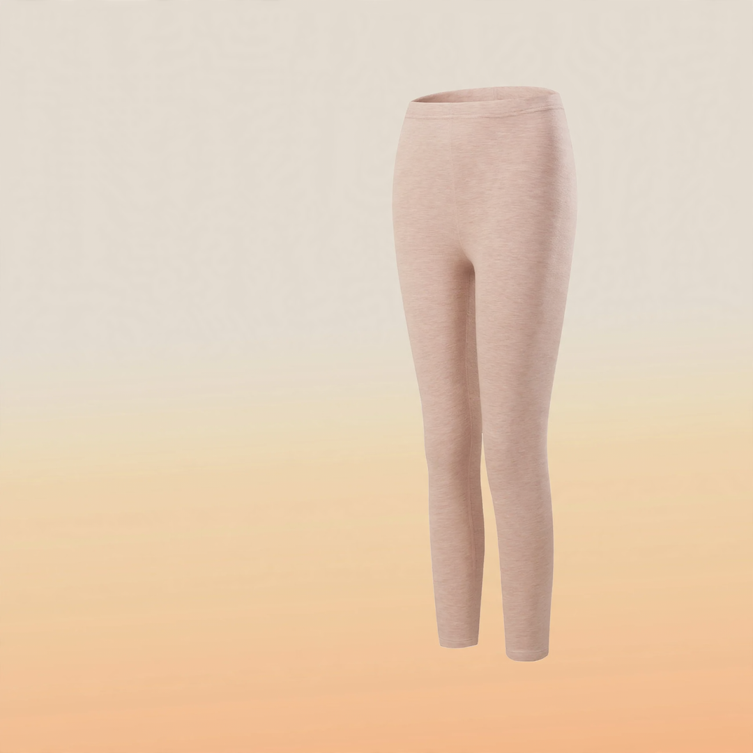 Thermo-Unterwäsche-Set, Kaschmir-Seide-Mix, gefüttert
