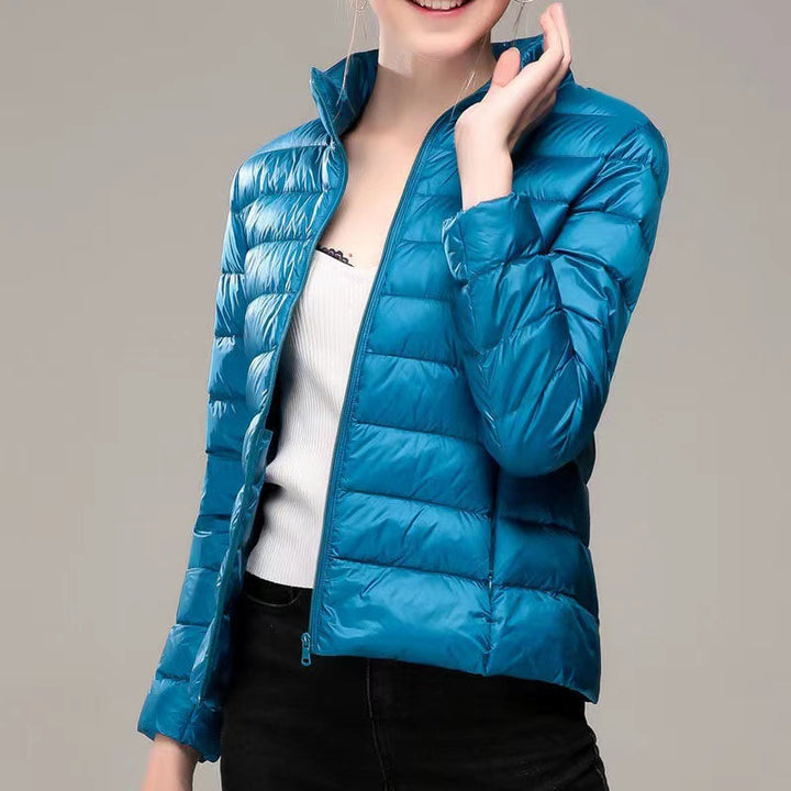 Leichte Damen-Steppjacke mit Kapuze
