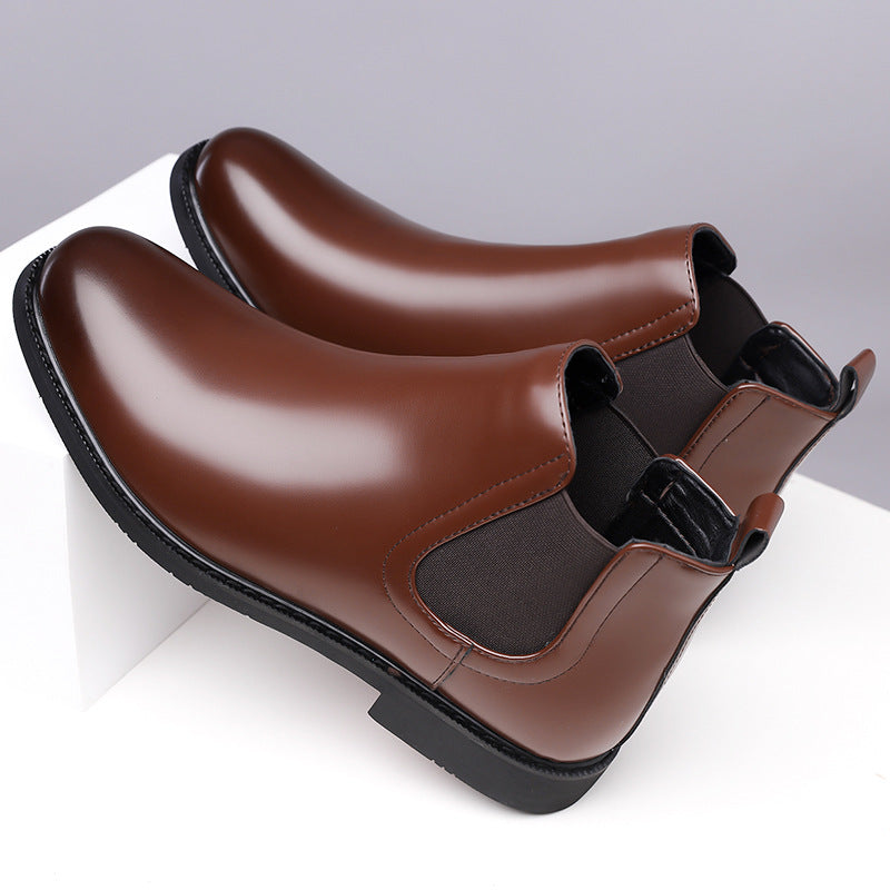 Robuste Herren-Arbeitsstiefel aus Leder