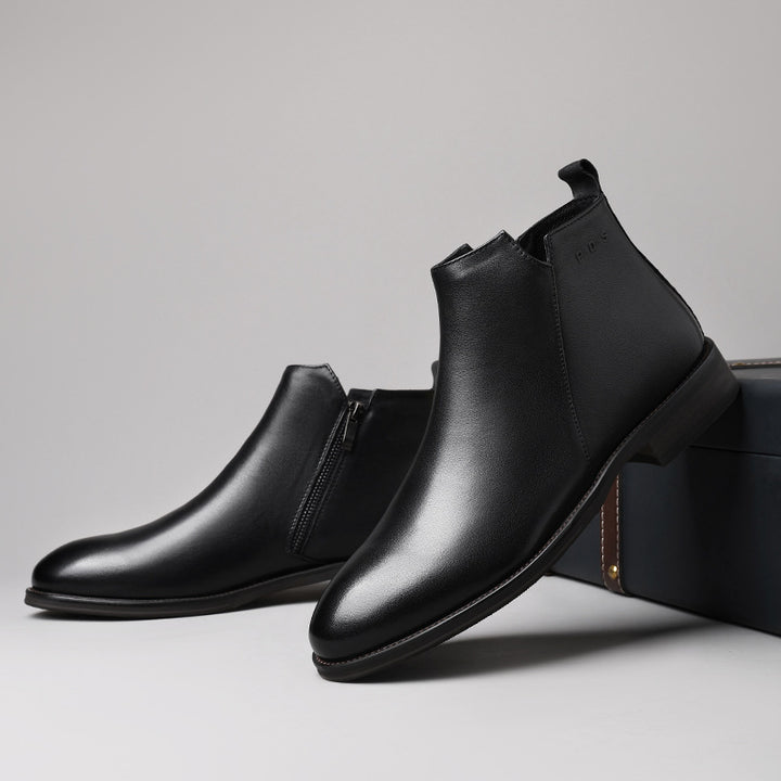 Modische Herren-Stiefel aus Leder