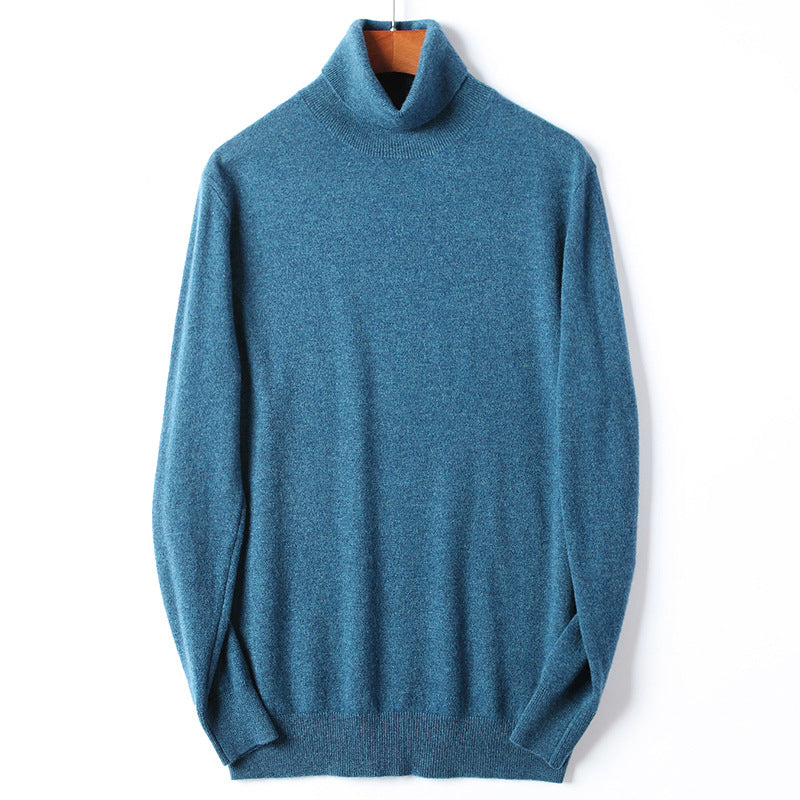 Herren-Rollkragenpullover aus Merinowolle