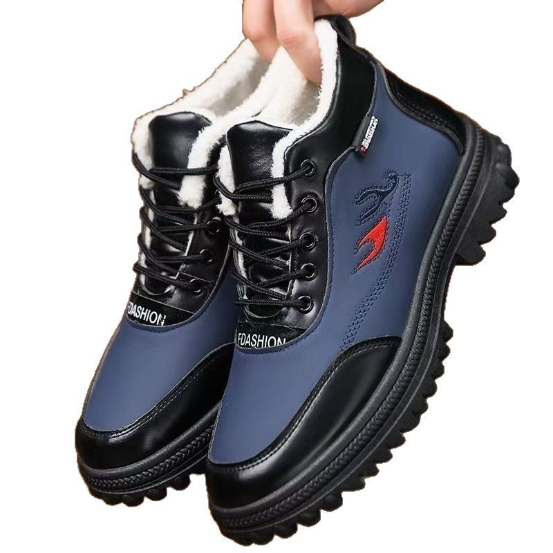 Herren-Winterstiefel, gefüttert, wasserabweisend