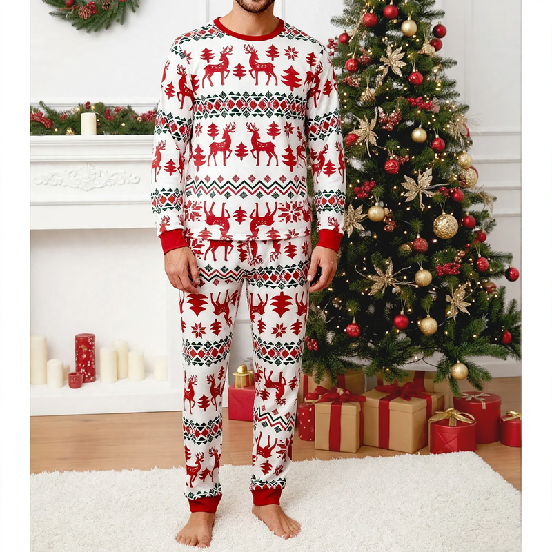 Weihnachts-Schlafanzug-Set für Paare