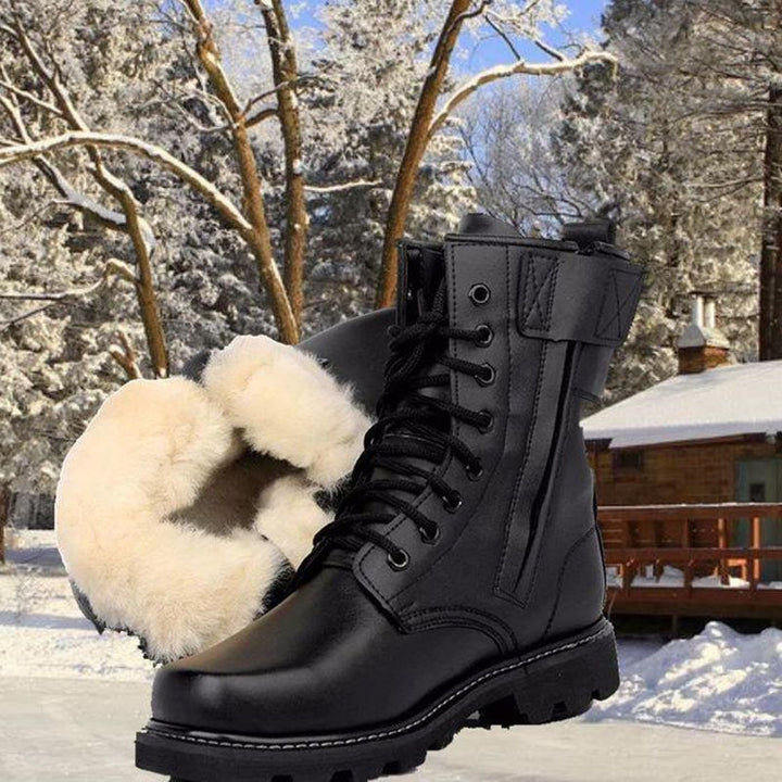 Robuste Herren-Arbeitsstiefel mit hohem Schaft