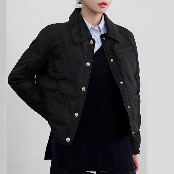 Leichte, kurze Damen-Daunenjacke