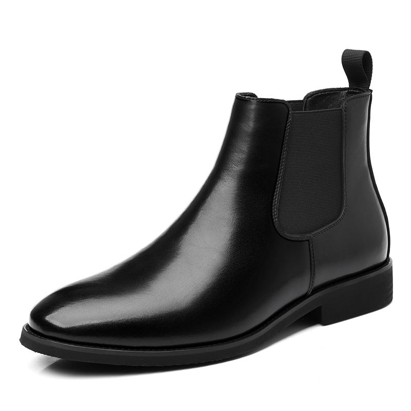 Herren-Chelsea-Stiefel, gefüttert, englischer Stil