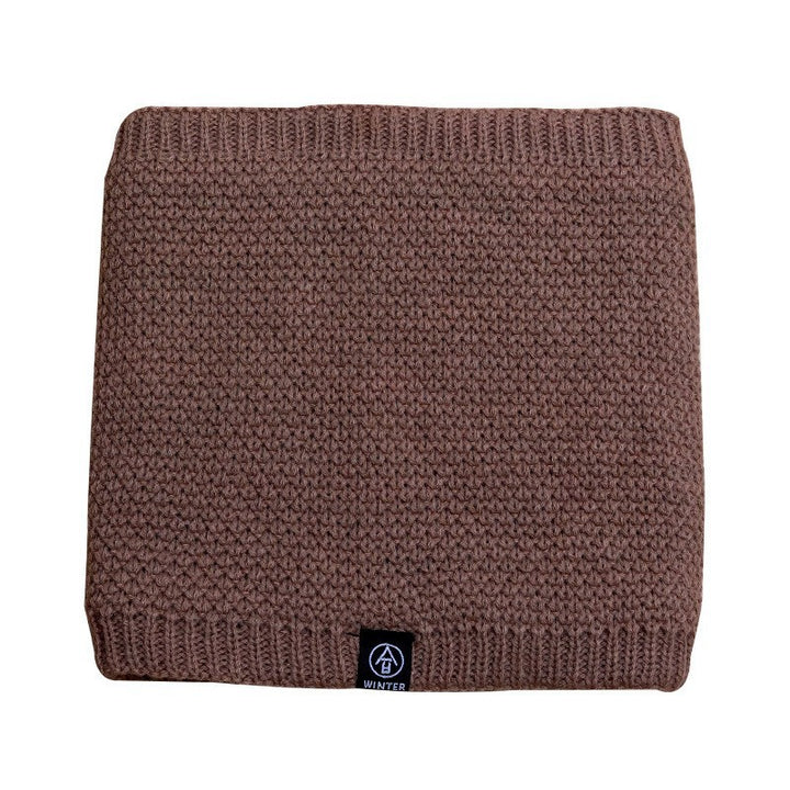 Gestrickter Schlauchschal, gefüttert