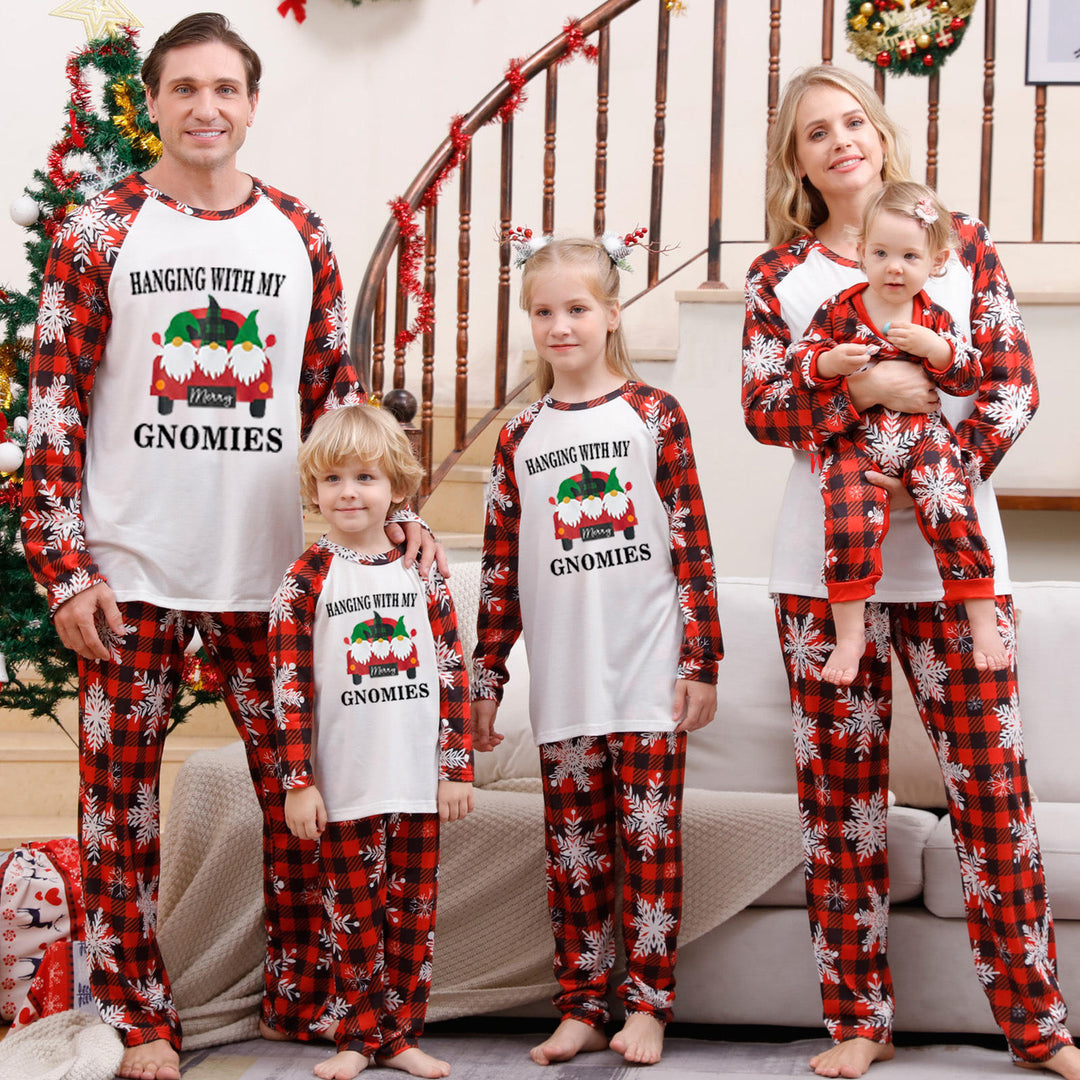 Weihnachts-Schlafanzug-Set für die ganze Familie