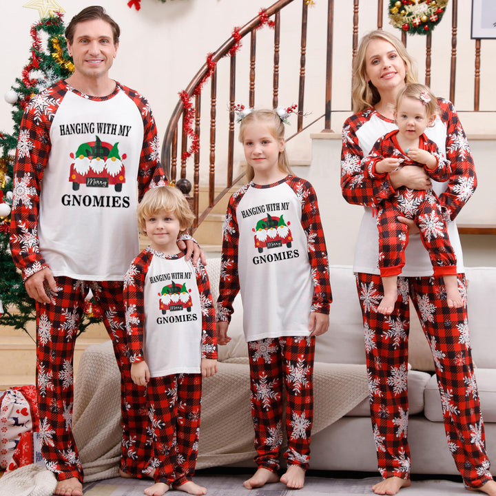 Weihnachts-Schlafanzug-Set für die ganze Familie