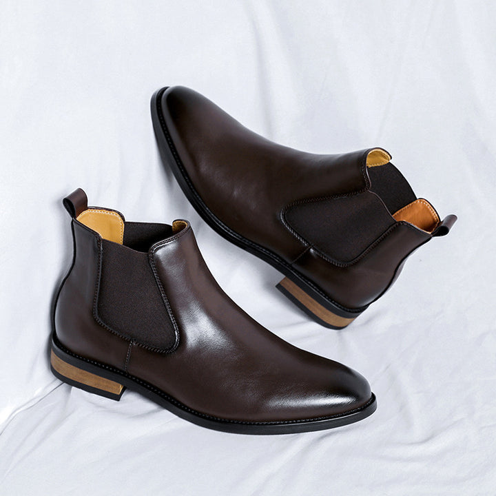 Herren-Chelsea-Stiefel, elegant, spitz zulaufend
