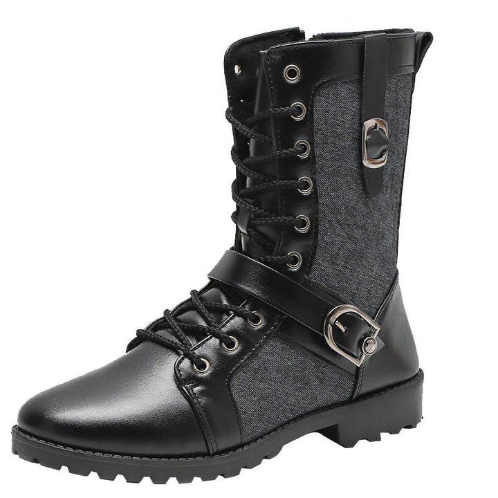 Herren-Stiefeletten im britischen Stil, gefüttert