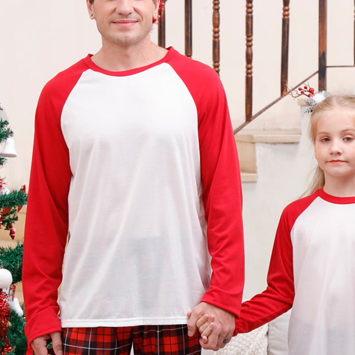 Familien-Schlafanzug-Set mit Karomuster