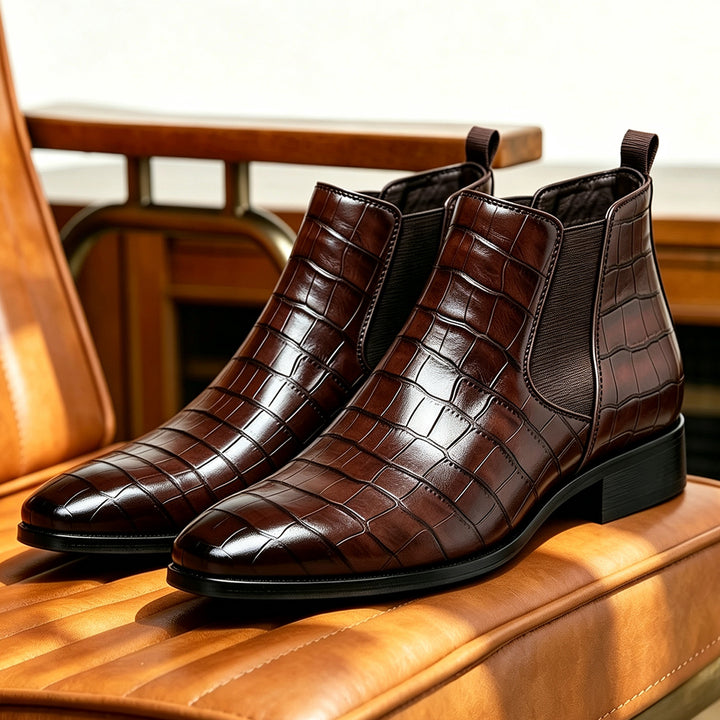 Modische Herren-Chelsea-Boots im Vintage-Stil