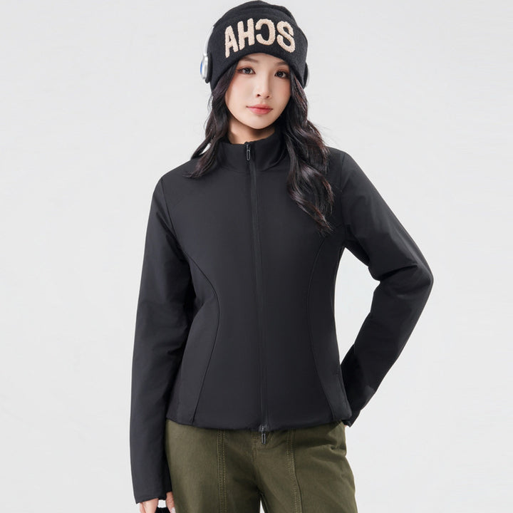 Leichte Unisex-Steppjacke mit Wollfüllung