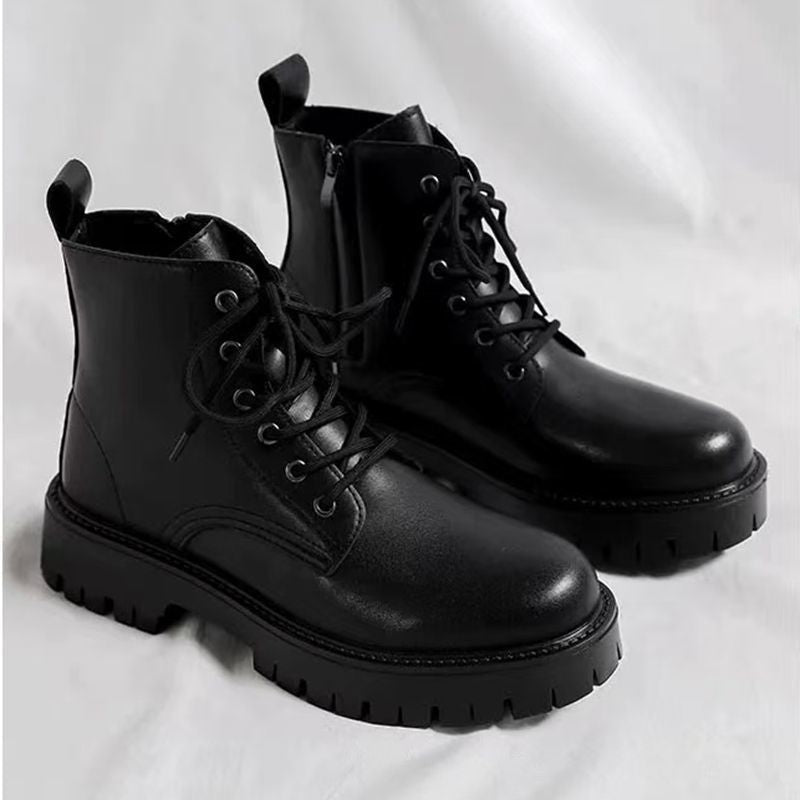 Herren-Winterstiefel mit Reißverschluss, gefüttert