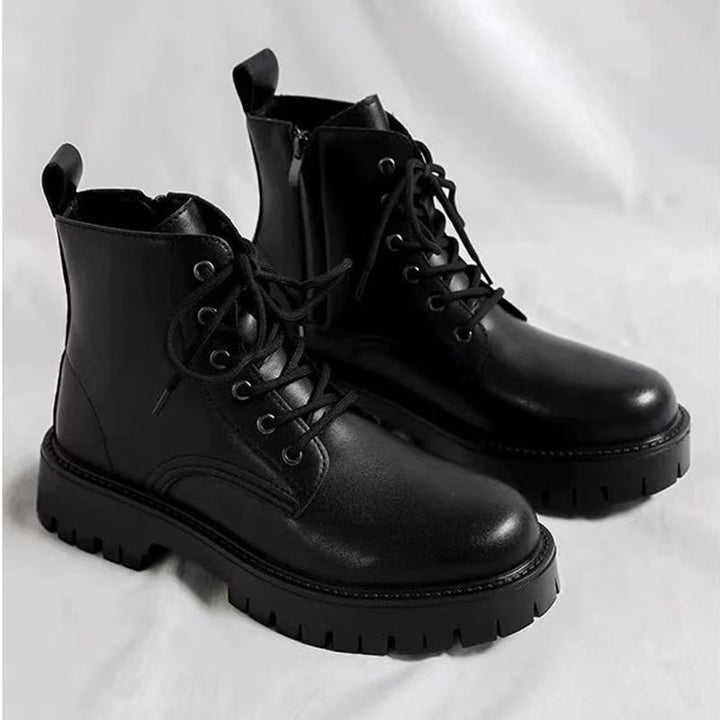 Herren-Winterstiefel mit Reißverschluss, gefüttert