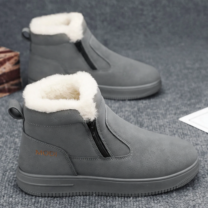 Gefütterte Herren-Winterstiefel, wasserabweisend