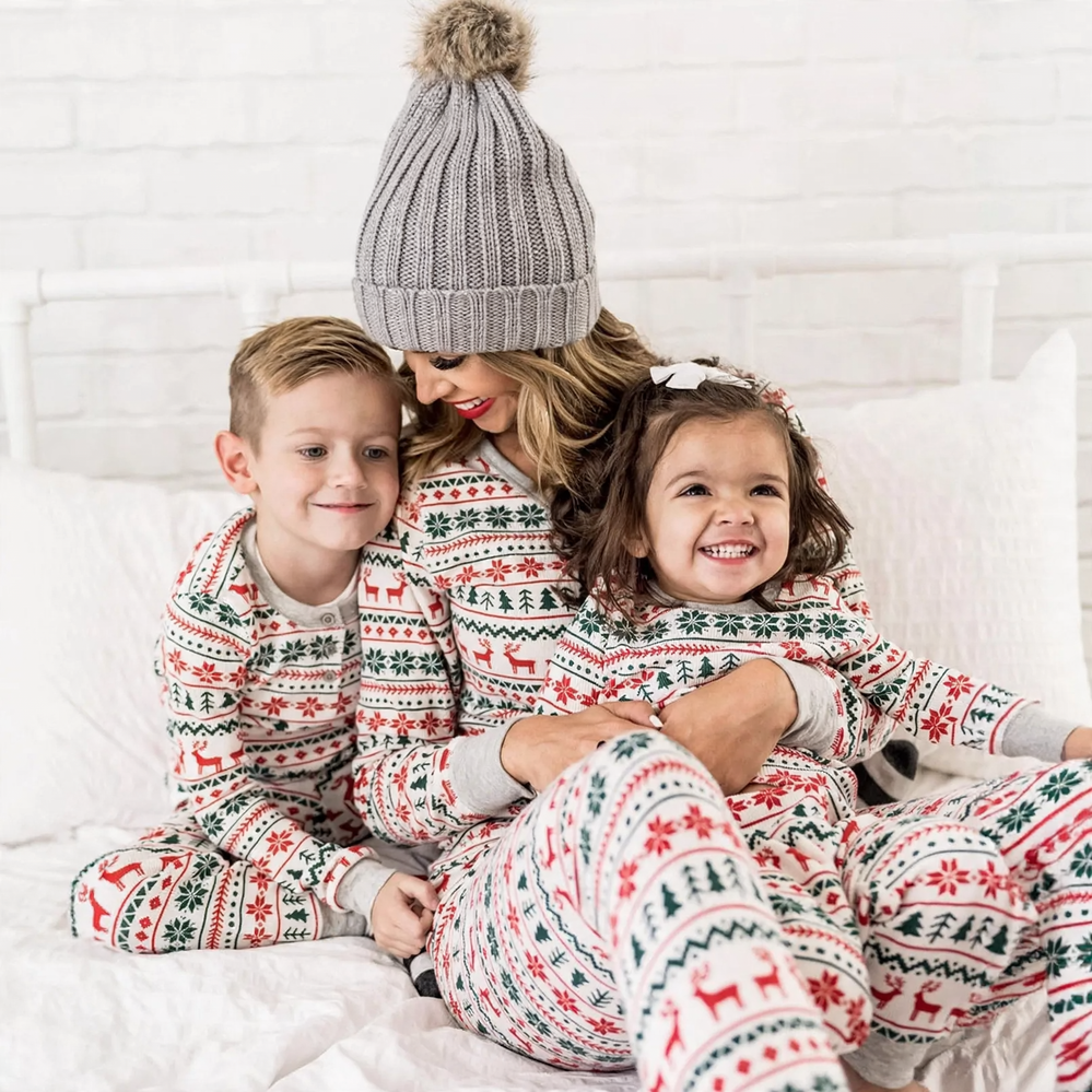 Weihnachts-Familien-Schlafanzug, festliches Design