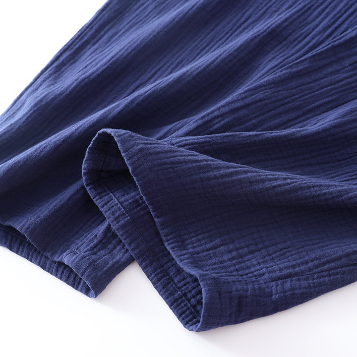 Herren-Hausanzug im Kimono-Stil, Baumwolle, leicht