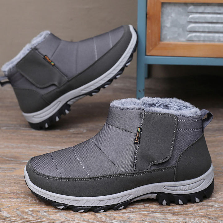 Herren-Winterstiefel mit Klettverschluss