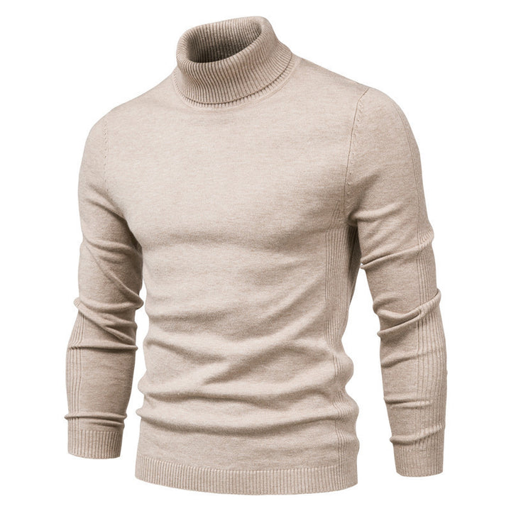 Herren-Rollkragenpullover, schlicht und modern