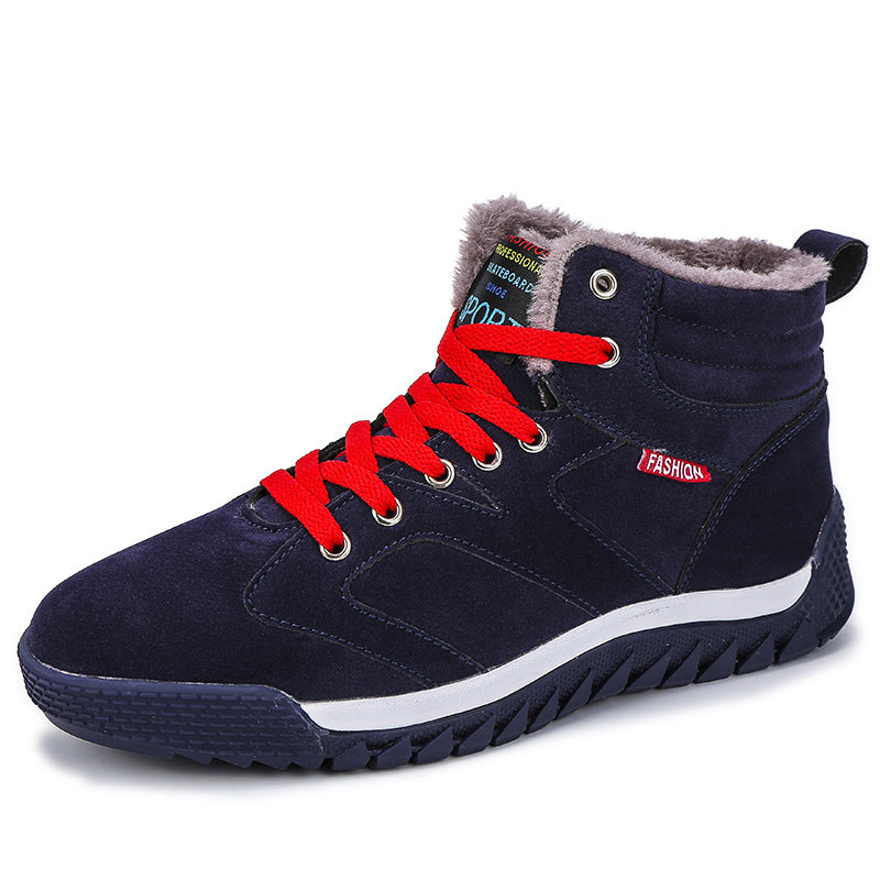 Herren-Winterstiefel, gefüttert, große Größen