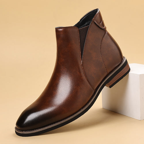 Herren-Chelsea-Stiefel, klassisch, gefüttert