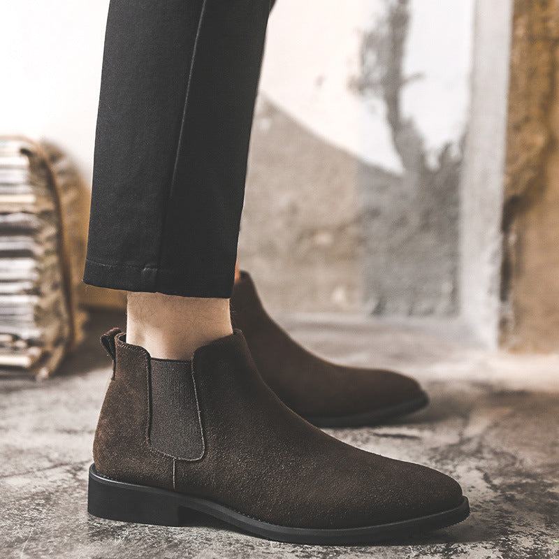 Herren-Chelsea-Stiefel, gefüttert, Winter-Stil