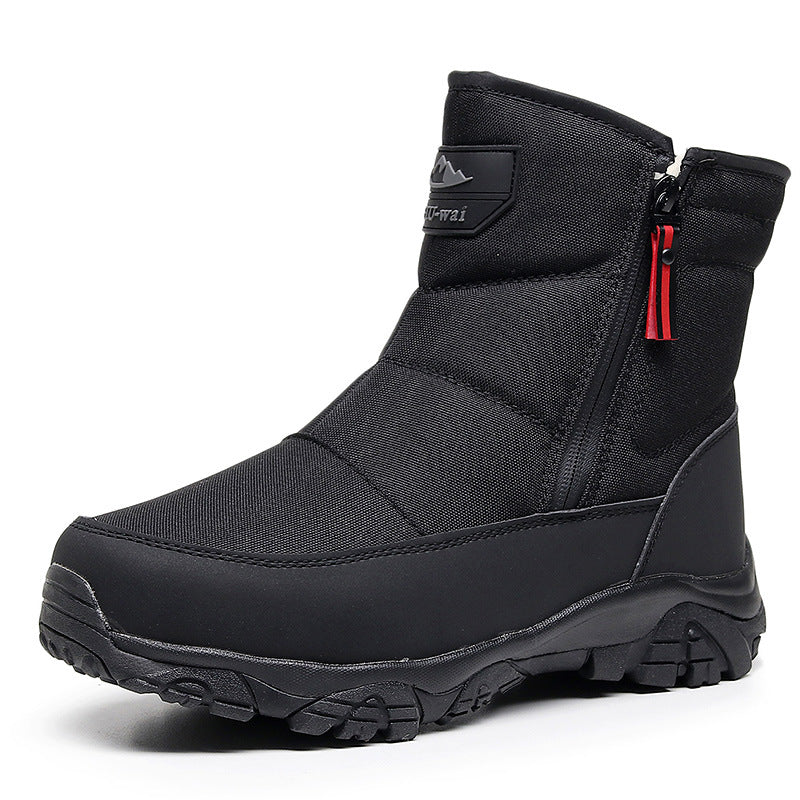 Gefütterte Herren-Winterstiefel, wasserabweisend