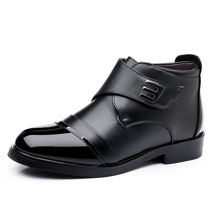 Gefütterte Herren-Winterstiefel, PU-Obermaterial