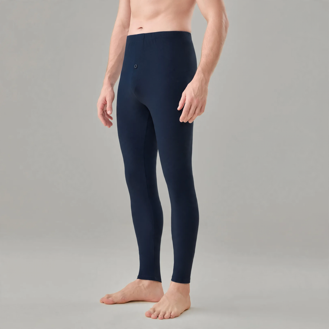 Schlankes Baumwoll-Thermo-Set für Herren