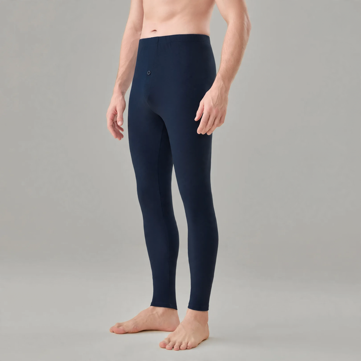 Schlankes Baumwoll-Thermo-Set für Herren
